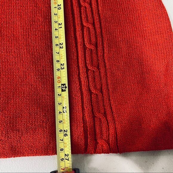 ST. JOHN Red Knit Sweater - Picture 10 of 16